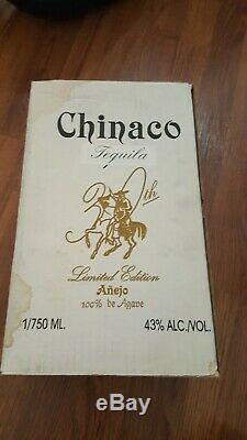 RARE Chinaco Tequila 30th Anniversary Anejo Empty Bottle Collectors Item