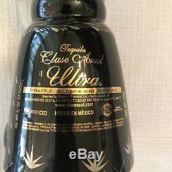 RARE Clase Azul Ultra Anejo Tequila Black/Silver/Platinum/Gold Bottle (empty)