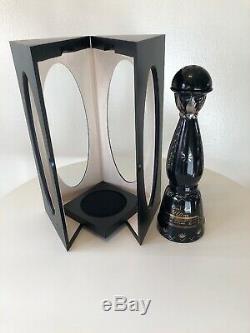 RARE Clase Azul Ultra Anejo Tequila Blk/Slv/Plt/Gld Bottle (EMPTY) with case