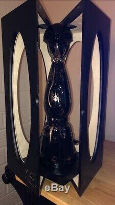 RARE Clase Azul Ultra Extra Anejo Tequila Blk/Slv/Plt/Gld Bottle (EMPTY) with case