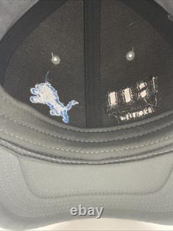 RARE DETROIT LIONS 1800 TEQUILA Nike Hat Cap Gray Classic 99 Dri-Fit Fitted L/XL