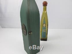 RARE DON JULIO ANEJO TEQUILA 1942 GREEN COFFIN WOODEN BOX Empty Bottle NICE VHTF