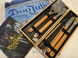 RARE Don Julio 1942 Tequila BBQ Gift Set, Apron & Blanket Perfect Holiday Gift