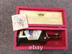 RARE! Jose Cuervo Reserva De La Familia Tequila Wooden Box 1996 Original Bottle