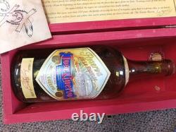 RARE! Jose Cuervo Reserva De La Familia Tequila Wooden Box 1996 Original Bottle