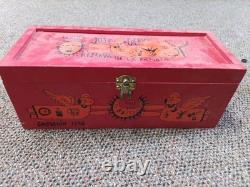 RARE! Jose Cuervo Reserva De La Familia Tequila Wooden Box 1996 Original Bottle