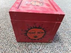RARE! Jose Cuervo Reserva De La Familia Tequila Wooden Box 1996 Original Bottle