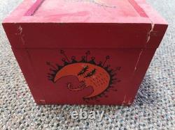 RARE! Jose Cuervo Reserva De La Familia Tequila Wooden Box 1996 Original Bottle