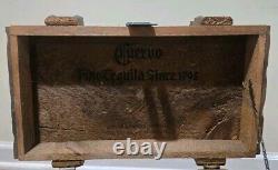 RARE Jose Cuervo Wooden Crate Wood and metal hinged Jose Cuervo tequila