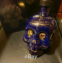 RARE Kah Skull Tequila Bottle Limited Edition Los Ultimos Dias 14,513/18,000 EX+