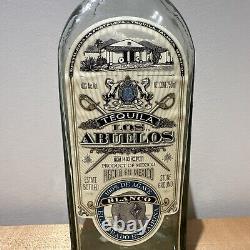 RARE Los Abuelos Fortaleza Lot 1 Blanco Empty Tequila Bottle Lote NOM 1493