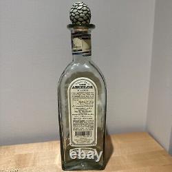 RARE Los Abuelos Fortaleza Lot 1 Blanco Empty Tequila Bottle Lote NOM 1493
