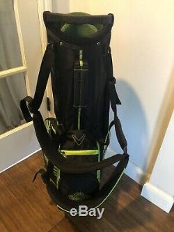 RARE Patron Tequila Callaway Golf Bag Stand 7 Way Divider Green and Black NEW