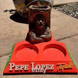 RARE Pepe Lopez Tequila Bottle Holder Made In Michigan, USA Collectible Vintage