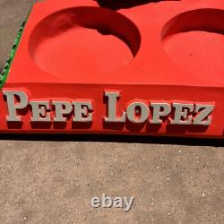 RARE Pepe Lopez Tequila Bottle Holder Made In Michigan, USA Collectible Vintage