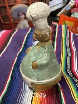 RARE Rodo Padilla THE CHEF sculpture tequila bottle empty