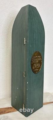 RARE Vintage Don Julio 1942 Tequila Green Wooden Coffin Box Display Case ONLY