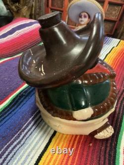 RODO PADILLA RARE sculptured tequila bottle empty EL CHINGON