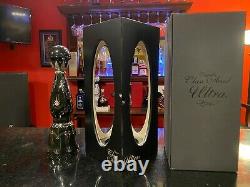 Rare 750ml Clase Azul Ultra Anejo Tequila Bottle With Wood/suede Display Case