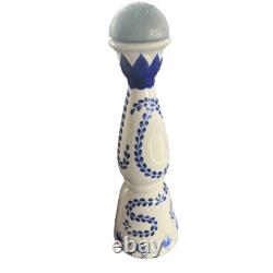 Rare CLASE AZUL Tequila Ceramic Liquor Bottle Hand Painted Silver Top 15 750ml
