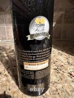 Rare El Tesoro De Don Felipe 70th Anniversary Extra Anejo Tequila Bottle