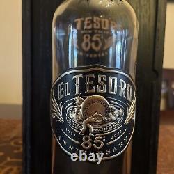 Rare El Tesoro De Don Felipe 85th Anniversary Extra Anejo Tequila Bottle + Box