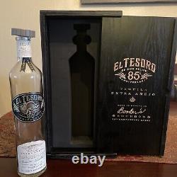 Rare El Tesoro De Don Felipe 85th Anniversary Extra Anejo Tequila Bottle + Box