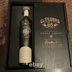 Rare El Tesoro De Don Felipe 85th Anniversary Extra Anejo Tequila Bottle + Box