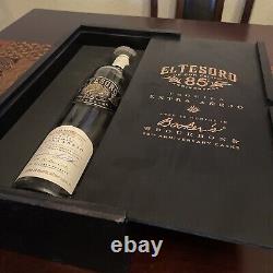 Rare El Tesoro De Don Felipe 85th Anniversary Extra Anejo Tequila Bottle + Box