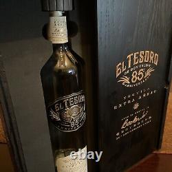 Rare El Tesoro De Don Felipe 85th Anniversary Extra Anejo Tequila Bottle + Box