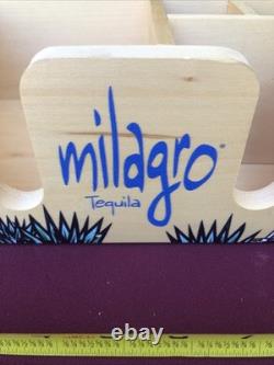 Rare? Halloween Milagro Tequila Ad Wood Caddy Artist Neuzz Miquel Mejia