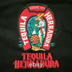 Rare Herradura Tequila Leather Jacket Vintage XL Mario Monetti