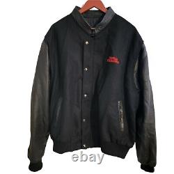 Rare Herradura Tequila Leather Jacket Vintage XL Mario Monetti az