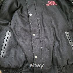 Rare Herradura Tequila Leather Jacket Vintage XL Mario Monetti az