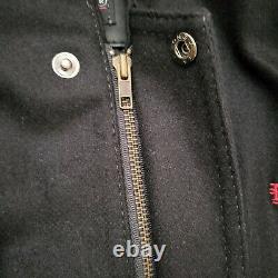 Rare Herradura Tequila Leather Jacket Vintage XL Mario Monetti az