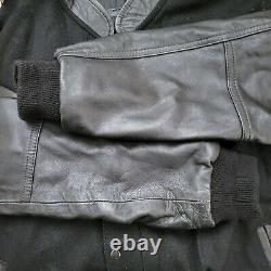 Rare Herradura Tequila Leather Jacket Vintage XL Mario Monetti az
