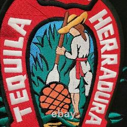 Rare Herradura Tequila Leather Jacket Vintage XL Mario Monetti az