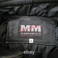 Rare Herradura Tequila Leather Jacket Vintage XL Mario Monetti az
