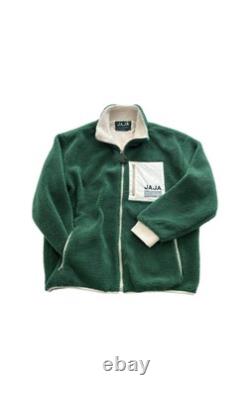 Rare JAJA Tequila Forest Green Fleece Jacket With Agave Plants / Very Few Made