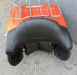 Rare Oem Harley Davidson 2012 Classic Touring Rear Trunk Tequila Sunrise Orange