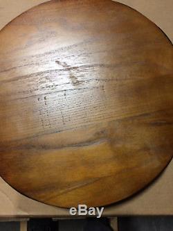 Rare Patron Tequila Wooden Round Serving Tray With Handles Free Shipping