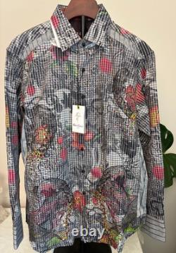 Rare Robert Graham Collectors Club Limited Edition Shirt TEQUILA 500/587 Med NEW