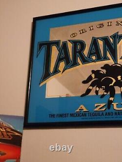 Rare Tarantula Azul Tequila Bar Picture, Mirror, 24.75 X 18.5 Vintage