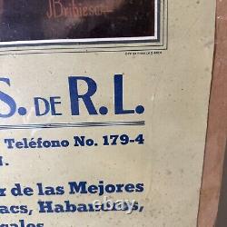 Rare Vintage Advertising 1943 Spanish Tequila Whiskey Pinup Girl Calendar