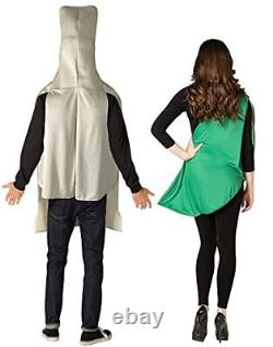 Rasta Imposta Tequila Bottle & Lime Slice Couples Costume Liquor Drink Dress