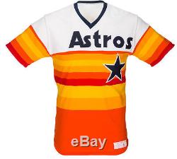 Ray Knight 1984 Houston Astros Tequila Sunrise Game Used Worn Vintage Jersey