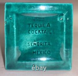 Real Hacienda Ceramic Tequila Decanter Bottle of PRECOLUMBIAN Figure