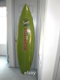 Reduced! Tri Fin Surfboard 6'4 Hornitos Tequila Ride It/hang It