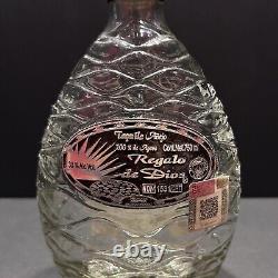 Regalo de Dios Tequila Añejo Empty 750mL Bottle with Cork Unrinsed