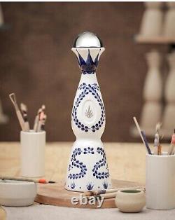 Repurposed Clase Azul Tequila Bottle Handcrafted Lamp